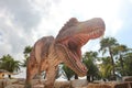 Ã Â¹â¡Ã Â¸ÂµHuge dinosaur statue on the rock Royalty Free Stock Photo